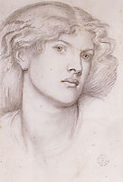 Fanny Cornforth, c.1865, rossetti