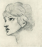 Head of a Youth, rossetti