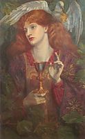The Holy Grail, rossetti