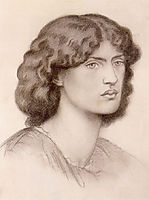 Jane Morris, 1870, rossetti