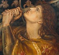Joan of Arc, 1864, rossetti