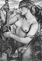 Ligeia Siren, 1873, rossetti