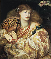 Monna Vanna, 1866, rossetti