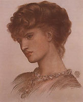Portrait of Aflaia Coronio, nee Ionides, 1870, rossetti