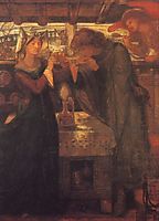 Tristan and Isolde Drinking the Love Potion, rossetti