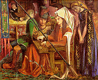 The Tune of the Seven Towers, 1857, rossetti
