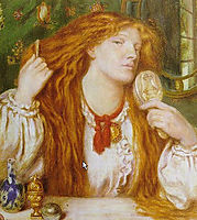 Woman Combing Her Hair, rossetti