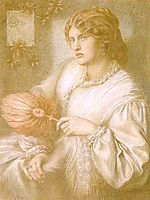 Woman with a Fan, rossetti