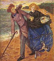 Writing on the Sand, rossetti