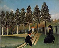 The Artist Painting his Wife , rousseau
