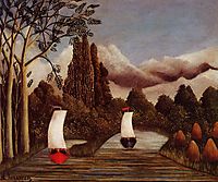 The Banks of the Oise, rousseau