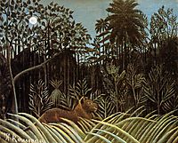 Jungle with Lion, 1910, rousseau