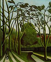Landscape on the Banks of the Bievre at Becetre, 1909, rousseau