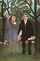 The Muse Inspiring the Poet. , 1909, rousseau