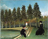 Painter and Model, 1900-5, rousseau