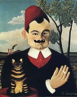 Portrait of Monsieur X,Pierre Loti., 1910, rousseau