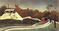 Saw Mill, Outskirts of Paris, 1893-5, rousseau