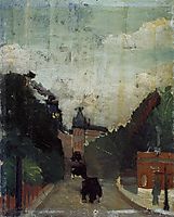 View of the Palais du Metropolitan, 1909, rousseau