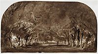 The avenue of chestnut trees, 1837, rousseautheodore