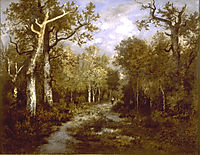 The Forest of Fontainebleau, 1867, rousseautheodore