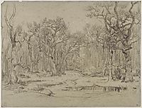 The Forest in Winter, rousseautheodore