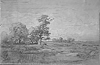 Landscape Sketch, rousseautheodore
