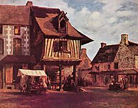 Market in the Normandy, c.1848, rousseautheodore