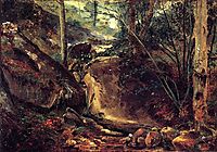 Mountain Stream in the Auvergne, 1830, rousseautheodore