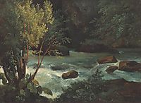 Stream in Auvergne near Royat, 1830, rousseautheodore
