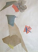 Collage, 1918, rozanova