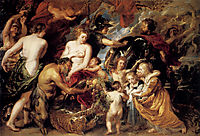 Allegory on the Blessings of Peace, 1630, rubens