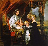 Deborah Kip and her Children, 1629-30, rubens