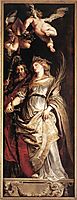 Erection of the Cross Sts Eligius and Catherine, 1610, rubens