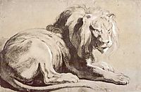 Etude of lion, c.1620, rubens