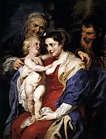 The Holy Family with Saint Anne, 1630, rubens