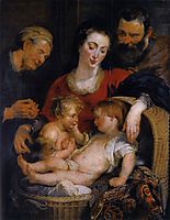 The Holy Family with Saint Elizabeth, 1614-15, rubens