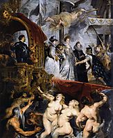 The Landing of Marie de Medici at Marseilles, 1623-25, rubens