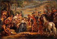 The Meeting of David and Abigail, c.1630, rubens