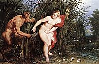 Pan and Syrinx, 1617-19, rubens