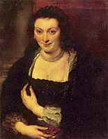 Portrait of Isabella Brandt, c.1625, rubens