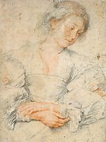 Portrait of a young woman, 1630-36, rubens