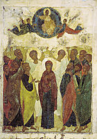 Ascension of Jesus, 1408, rublev