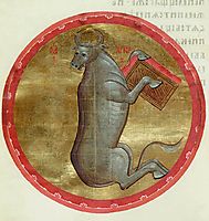 The Calf of St. Luke, c.1400, rublev