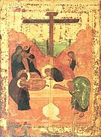 Deposition to tomb, 1427, rublev