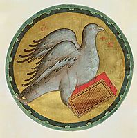 The Eagle of St. John the Evangelist, c.1400, rublev