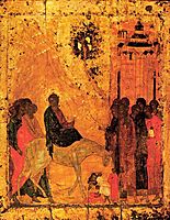 Lord-s entry into Jerusalem, 1405, rublev
