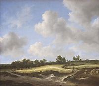 Landscape with a Wheatfield, 1660, ruisdael