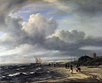 The Shore at Egmond-an-Zee, 1675, ruisdael