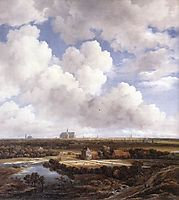 View of Haarlem with Bleaching Grounds, 1665, ruisdael