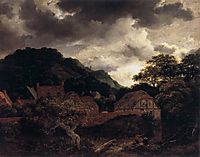 Village at the Wood-s Edge, 1651, ruisdael